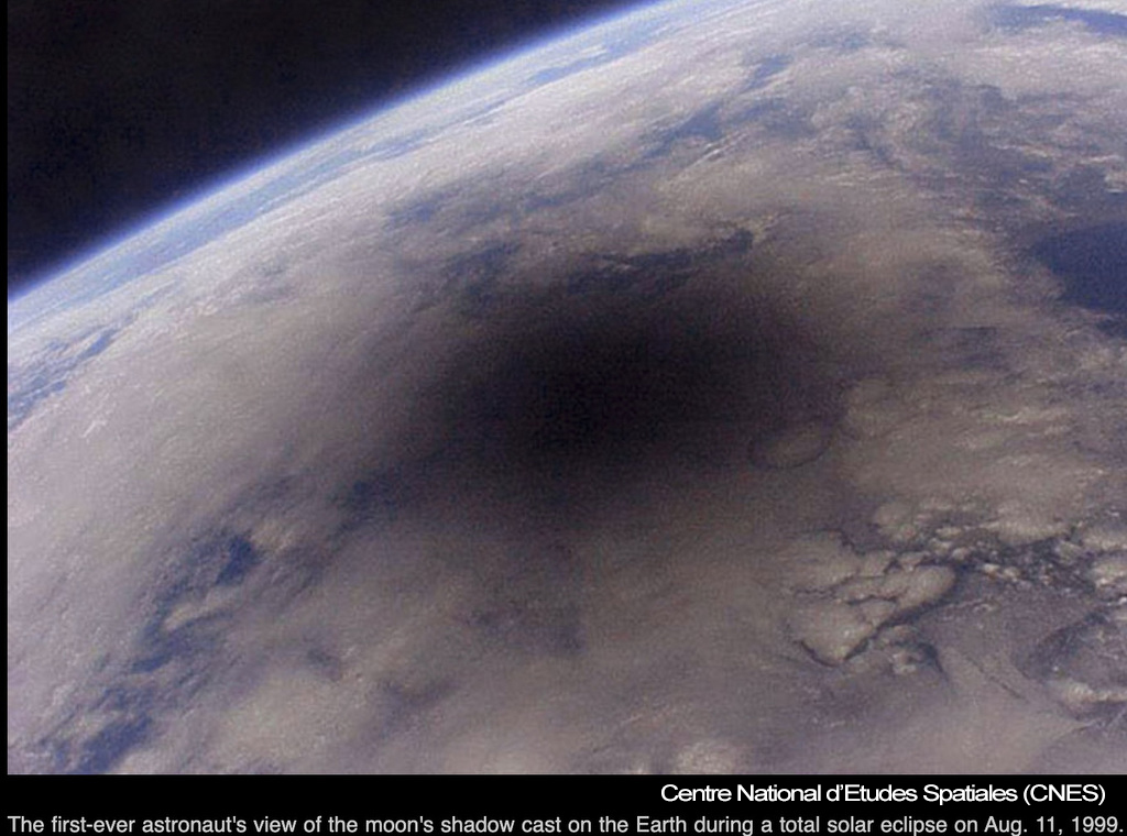 umbra from space