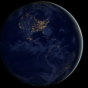 dark sky map