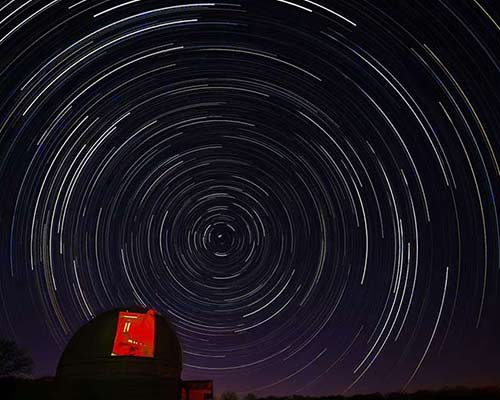 Photograph star trails