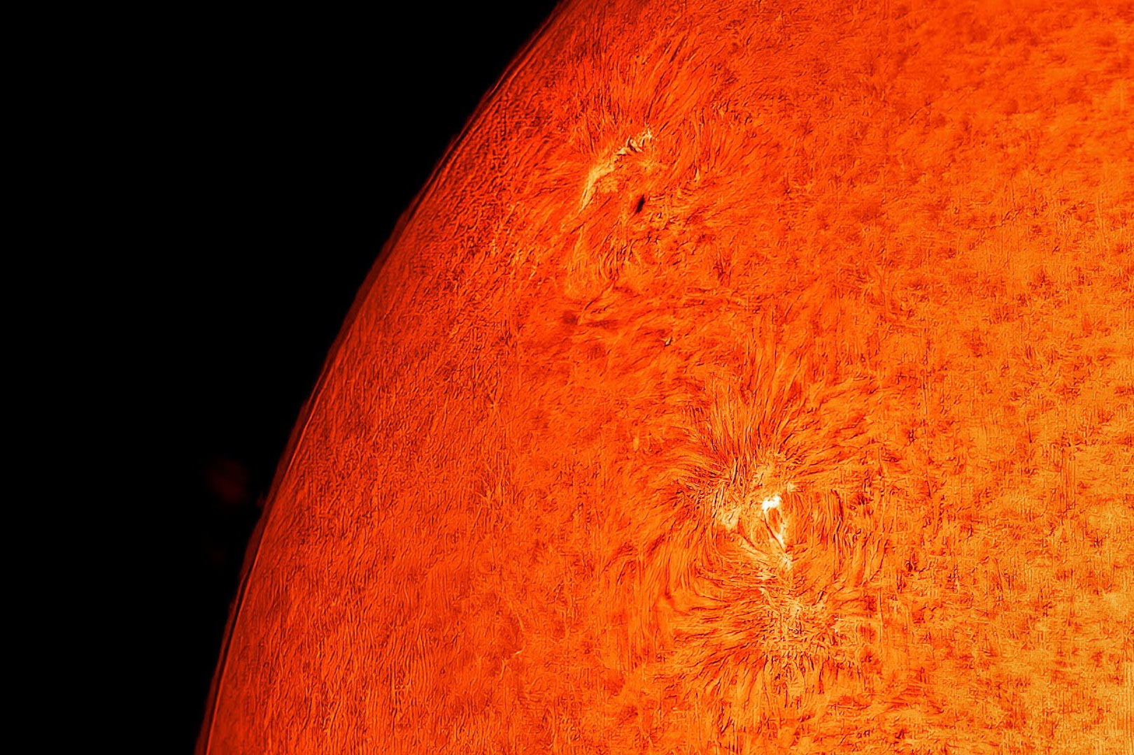 sunspot plage